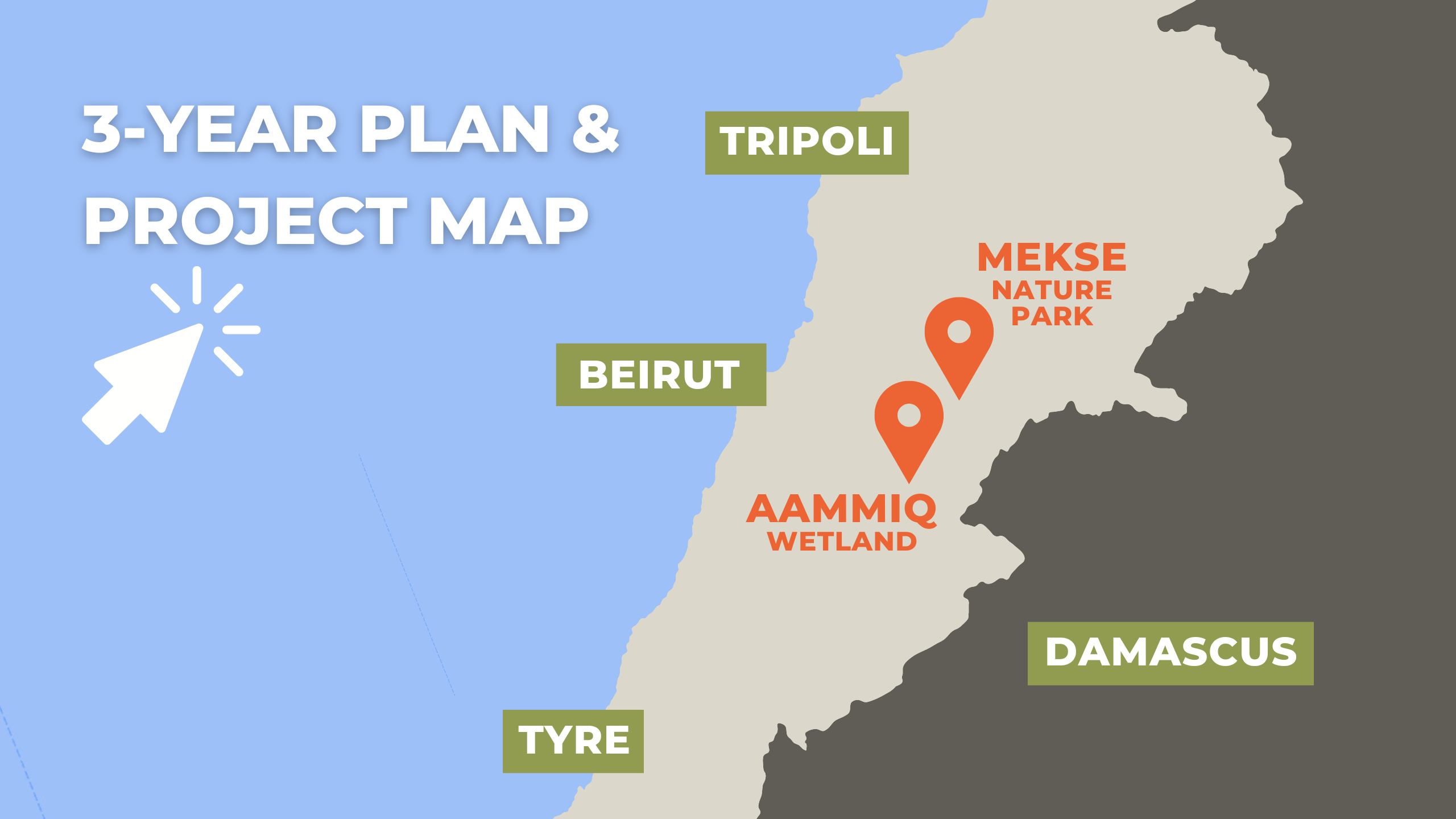 A Rocha Lebanon 3-Year Plan and Map